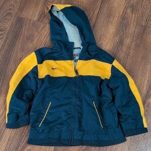 Nike Kids' Navy And Yellow 6/7 Jacket